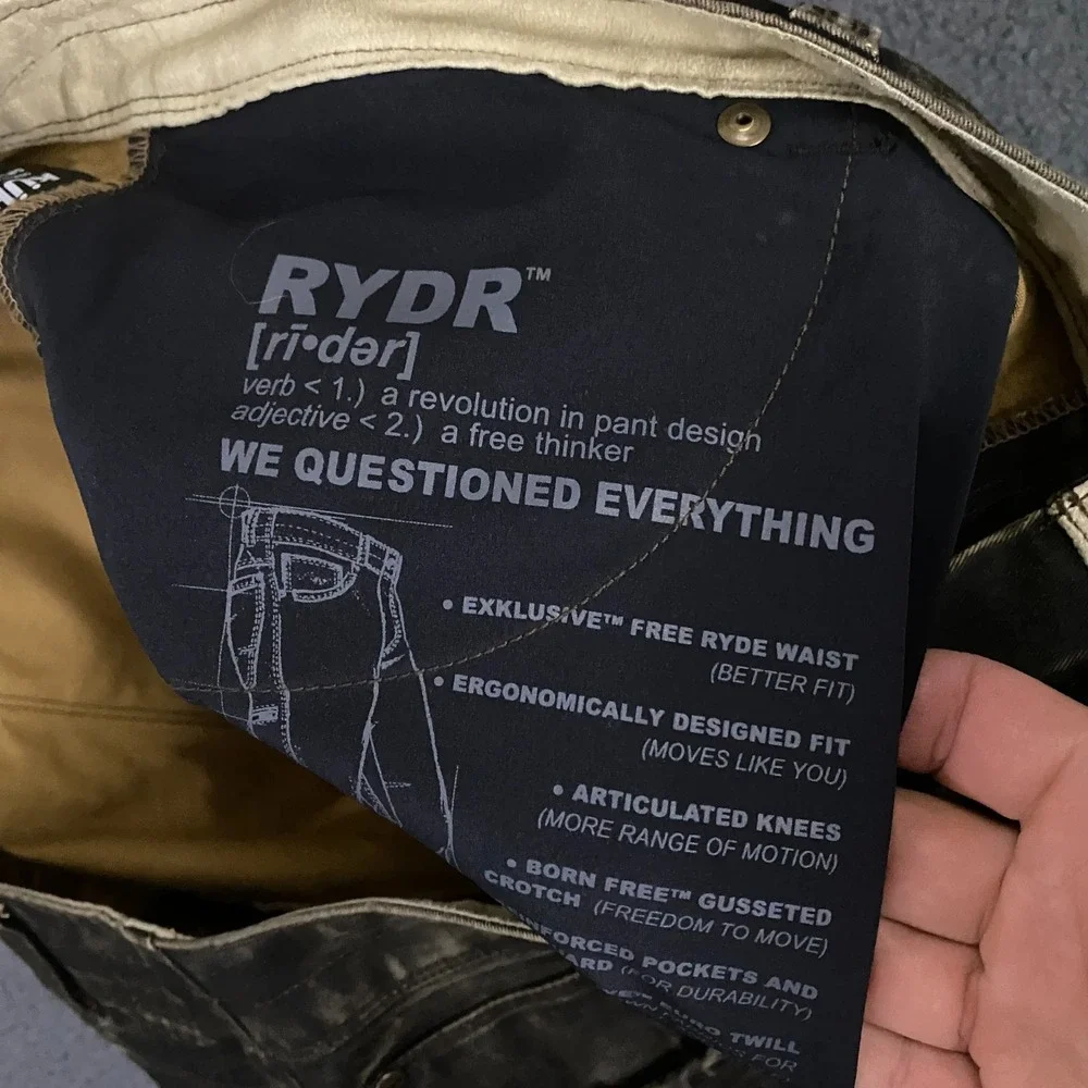 Kuhl Rydr Pants FITS 42x30 HEMMED Articulated Knee Hiking Outdoor Workwear
